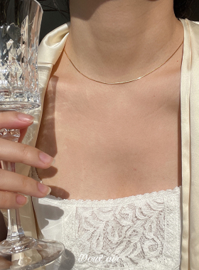 douxair叠戴多层女冷淡风蛇骨链