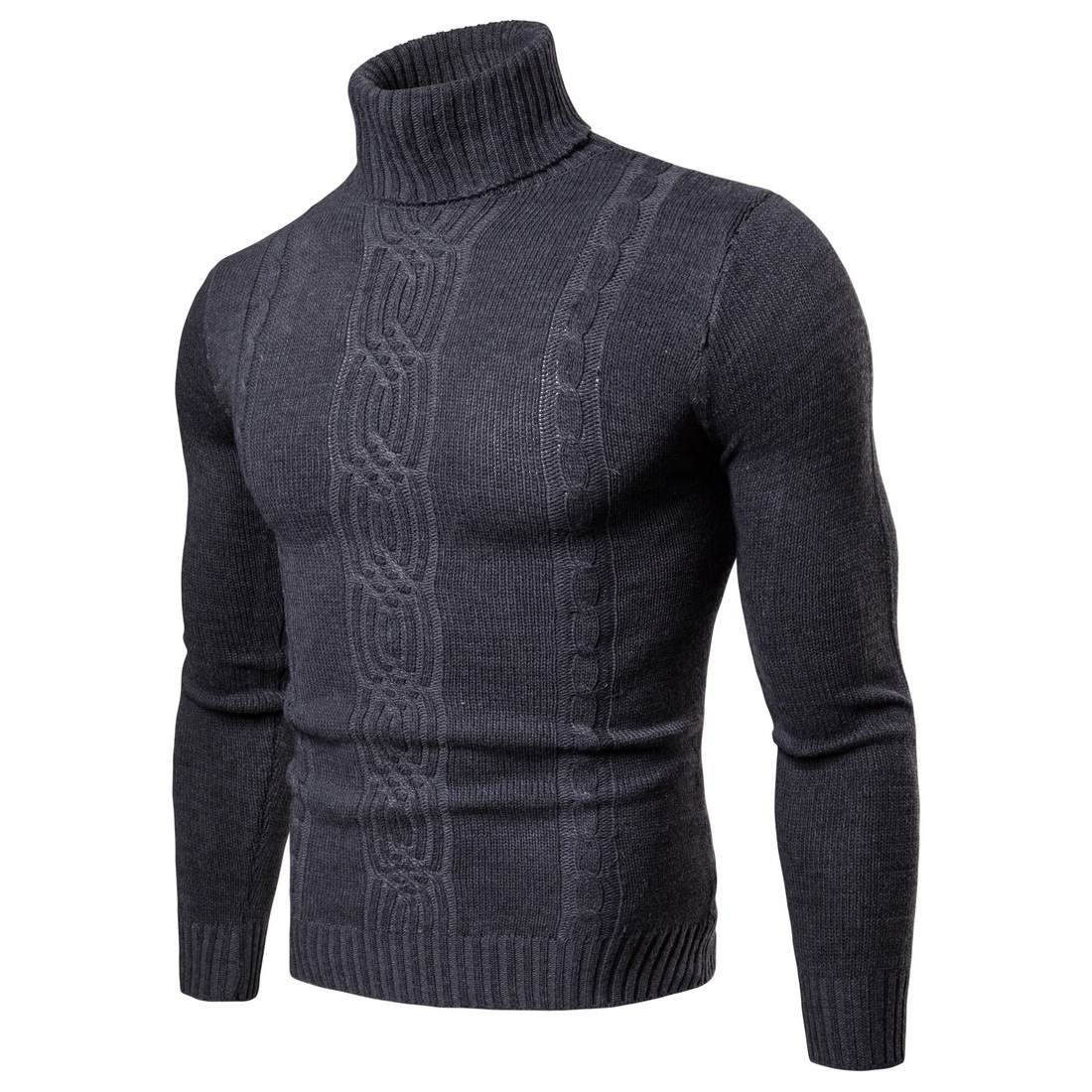 winter new men's turtleneck pullover undershirt男毛衣打底衫-图2