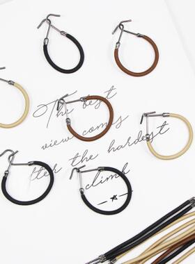 10pcs BPonytail For Women Rubber Elastic Hook Hair Bands