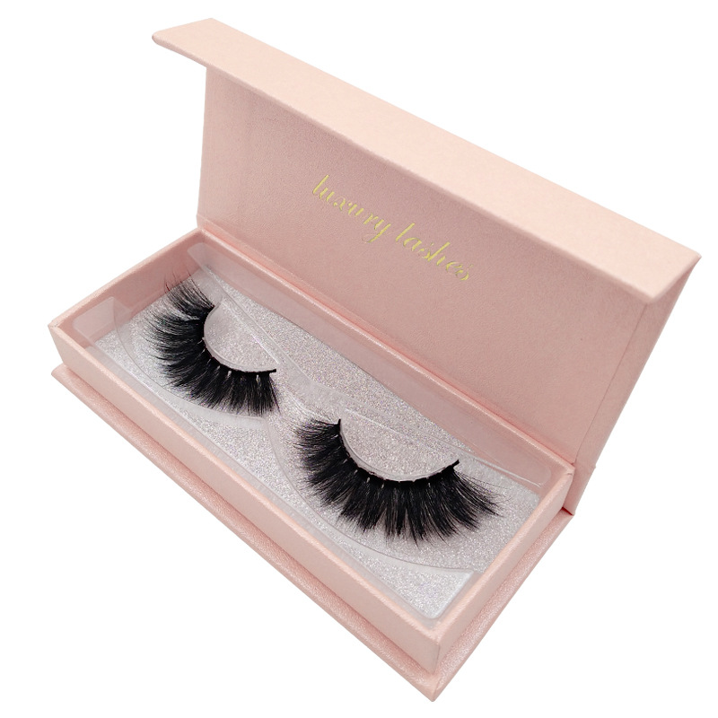 3D Mink Hair Soft Long Thick False Eyelashes Wispy Fluffy St - 图1