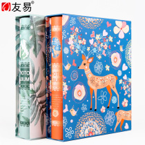 6-inch album plastic packaging 4D large 6-inch 200 sheets of album plug-in-book large capacity movie set album book