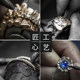 Customized inlaid processing 18K gold diamond ring customization