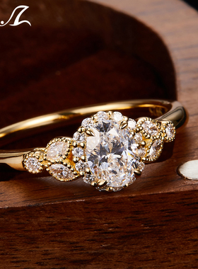 50分培育钻石情侣对戒设计