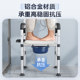 Mobile toilet for the elderly, portable commode chair for the elderly, bathroom non-slip bath stool, folding toilet artifact