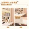 Desktop shelf perforated board bookshelf