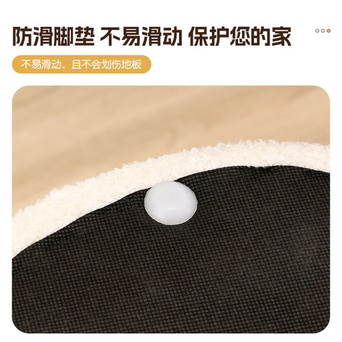 网红凳子化妆凳女生卧室梳妆台化妆椅家用轻奢小凳子墩墩懒人圆凳 - 图3