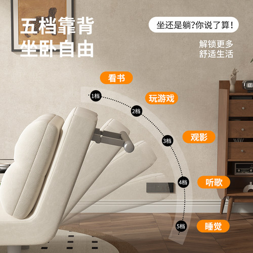 沙发床折叠两用2025新款客厅阳台沙发小户型多功能单双人可伸缩床 - 图1
