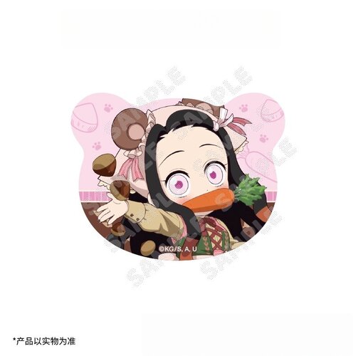 官方正品鬼灭之刃 丰收季限定盲盒小熊徽章A款熊耳吧唧（沪版） - 图2