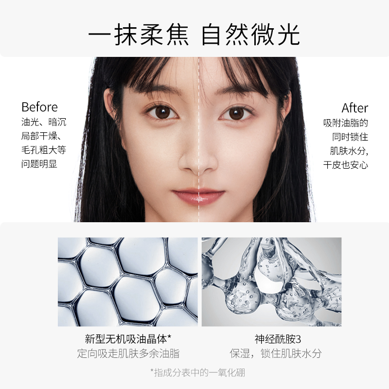 ZEESEA滋色旗舰店ZEESEA滋色薄纱微光蜜粉饼透明控油定妆持久防水防汗不脱妆干油皮2