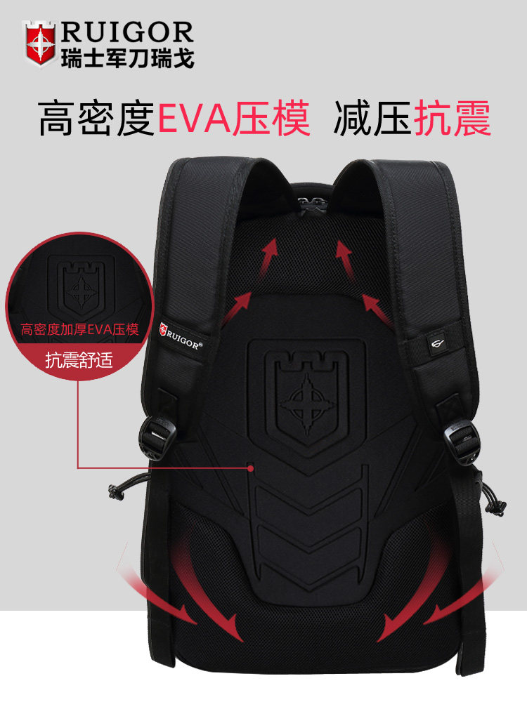 瑞士军士刀男士大容量旅行双肩包 鑫运箱包双肩背包