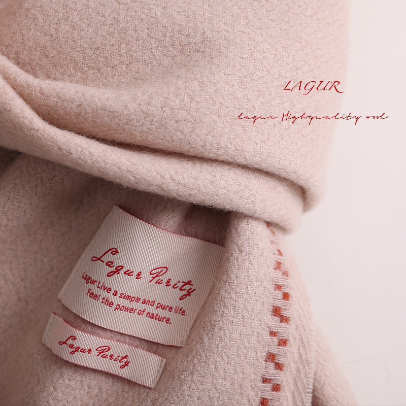 温柔奶色系！手工穿线加厚加大100%羊毛围巾披肩两用高级感女冬季,淘宝优惠券,粉丝福利购,淘宝优惠卷