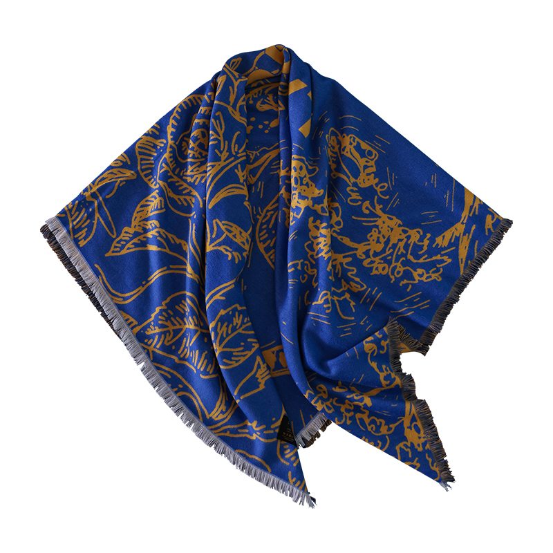 Lagur豹·永恒生命力[A类]加厚围巾披肩两用毛毯130大方巾女冬季 - 图3