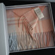 Pink Rose Cashmere Pure Cashmere Scarf Winter