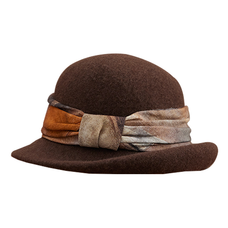 隽永艺术-进口澳洲混纺美丽诺羊毛法式盆帽优雅礼帽渔夫帽秋冬女,淘宝优惠券,粉丝福利购,淘宝优惠卷