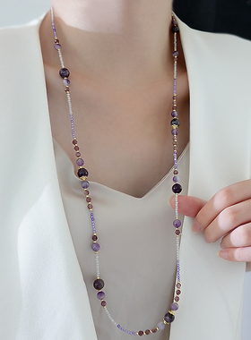 XMR新中式九紫离火天然石项链女