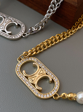 XMR小香风凯旋门珍珠项链