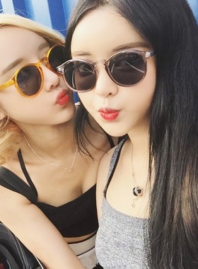 圆脸新款网红个性风原宿太阳镜