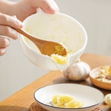 Керамический чесночный раствор стучащий чеснок, каменное раствор чеснока, чесночная грязь, раздавленная и измельчающие дома чесночные моб