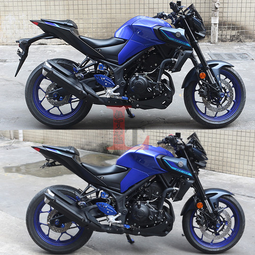 适用雅马哈YZF-R3 R25 MT03 MT25 19-25年改装后短尾车牌后牌照架 - 图0