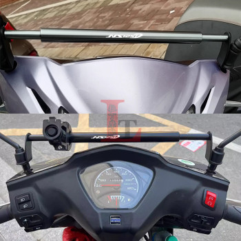 ເຫມາະສໍາລັບ Honda NS125LA NS125D modified handlebar balance bar mobile navigation crossbar rack multi-functional expansion rack