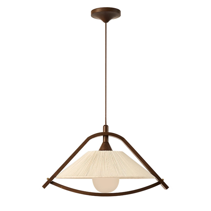 旭呈中古风圆桌餐厅吊灯法式复古餐桌灯书房日式茶室侘寂风灯具,淘宝优惠券,粉丝福利购,淘宝优惠卷