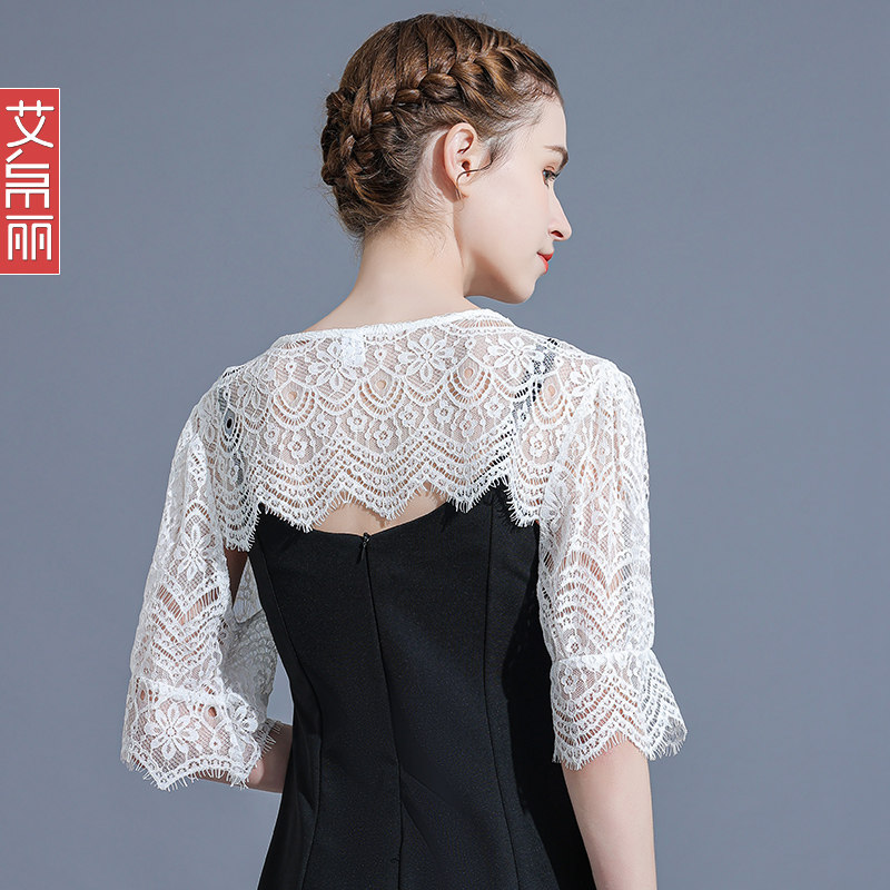 防晒罩衫薄款披肩搭配外搭吊带裙子 艾帛丽短外套