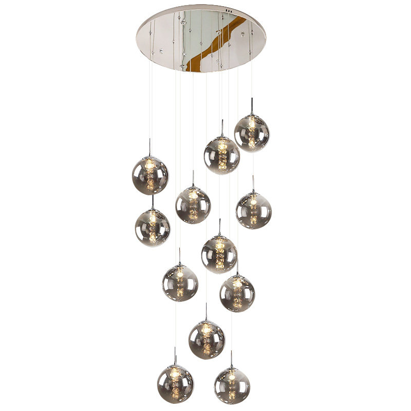 肯塞斯楼梯吊灯长吊灯挑空自建房loft公寓中空复式楼客厅大吊灯,淘宝优惠券,粉丝福利购,淘宝优惠卷