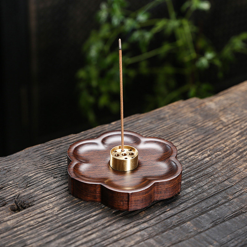香炉香插檀香盘香线香家用室内禅意仿古酸枝黑檀木圆形迷你木质,淘宝优惠券,粉丝福利购,淘宝优惠卷