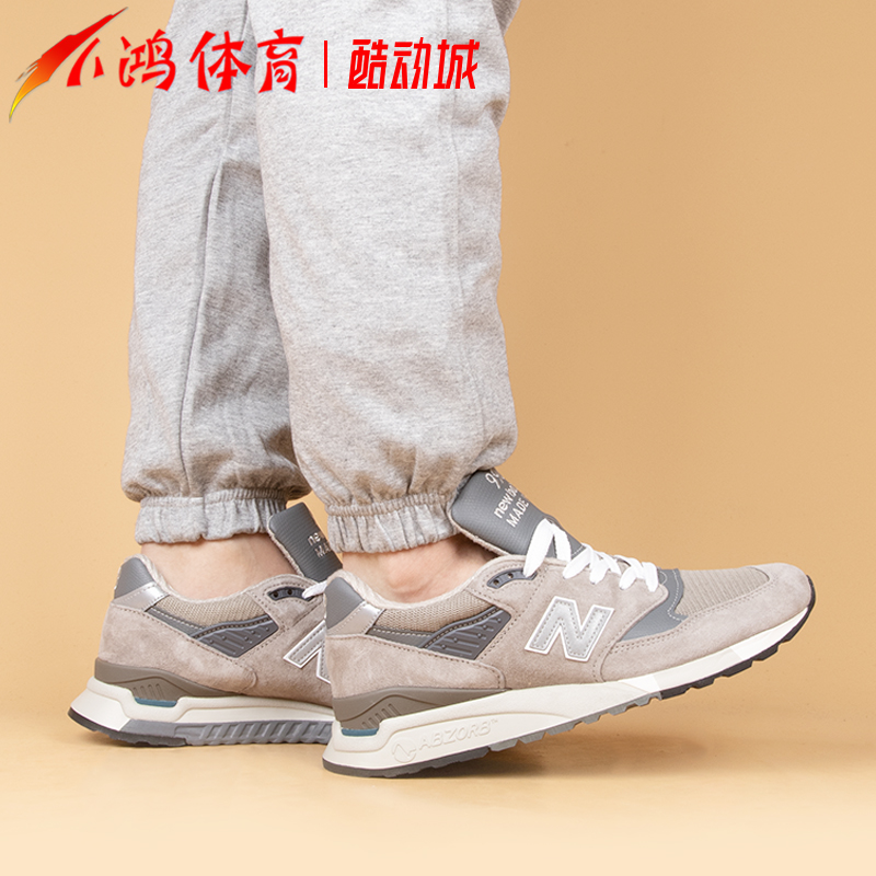 小鸿体育New Balance 998 美产 灰蓝 低帮 复古休闲跑步鞋 U998GR