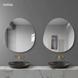 Магазин возвращается, чтобы перейти к тысяче десяти цветных зеркала настенных зеркал Простые безрамные туалетные зеркала с перфорацией и пасты