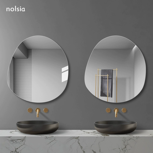 Магазин возвращается, чтобы перейти к тысяче десяти цветных зеркала настенных зеркал Простые безрамные туалетные зеркала с перфорацией и пасты