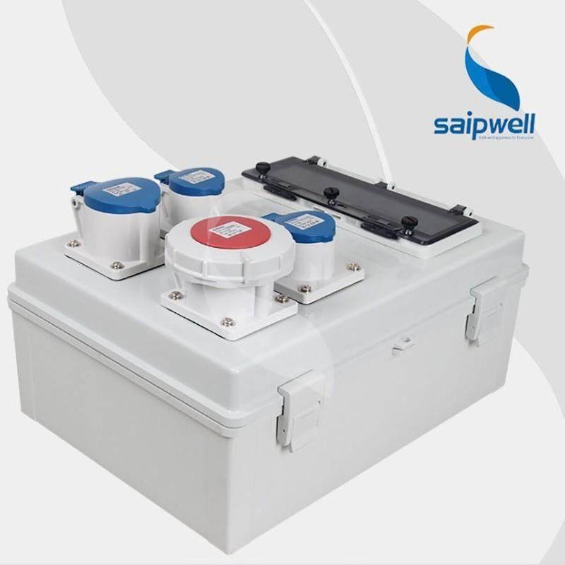 斯普威尔4回路大功率工业插座箱防水密封接线箱监控设备检修箱,淘宝优惠券,粉丝福利购,淘宝优惠卷