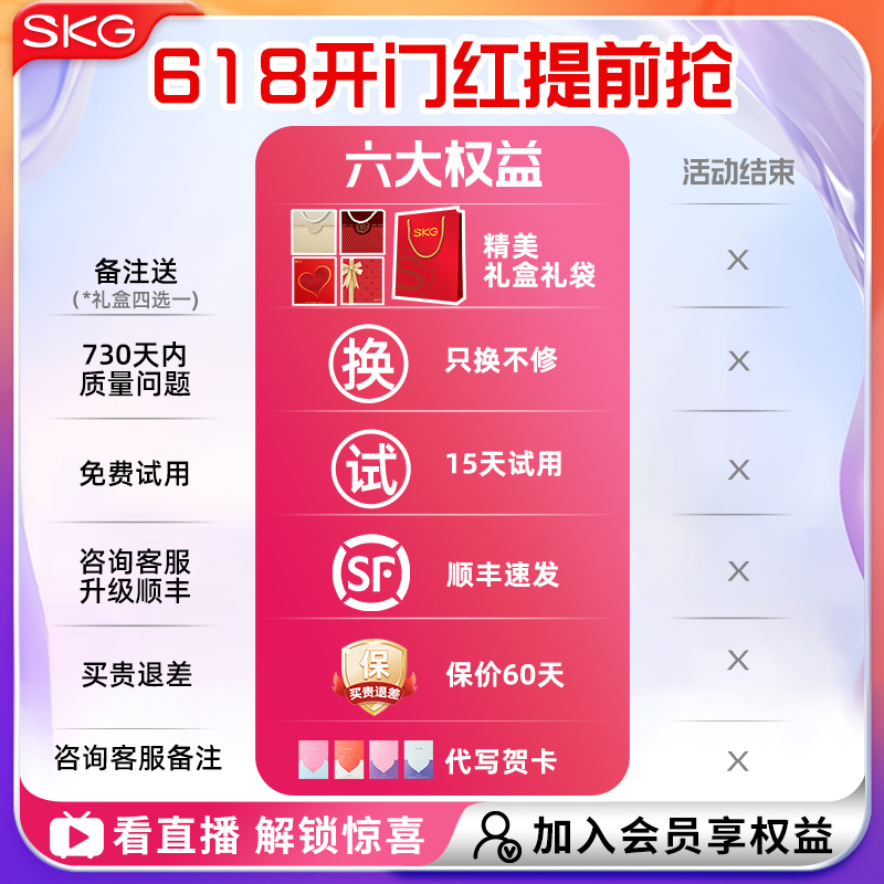 SKG筋膜枪肌肉按摩器F3-2电动放松迷你按摩枪肩颈专业级颈膜枪