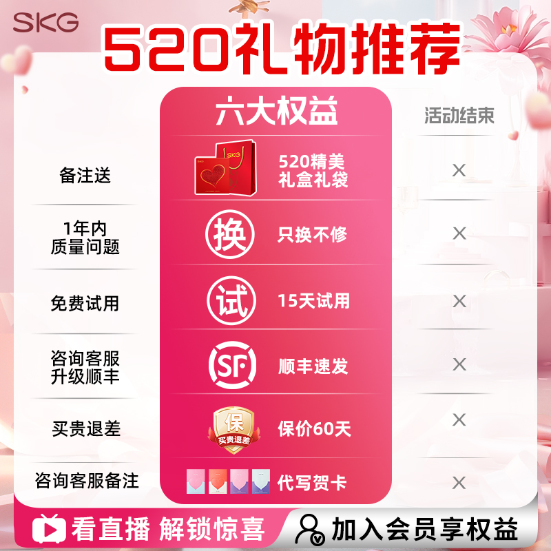 520情人节礼物 SKG颈椎按摩器K3倍护颈椎仪颈部按摩仪肩颈护颈仪 - 图0