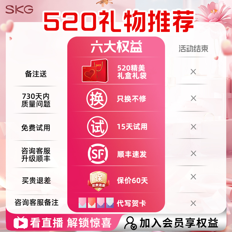 520情人节礼物SKG颈椎按摩器K5尊贵按摩仪脖子护颈椎仪颈部按摩器 - 图0