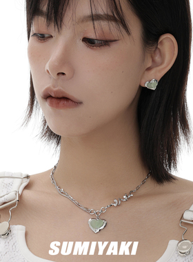 SUMIYAKI青提心系列爱心项链