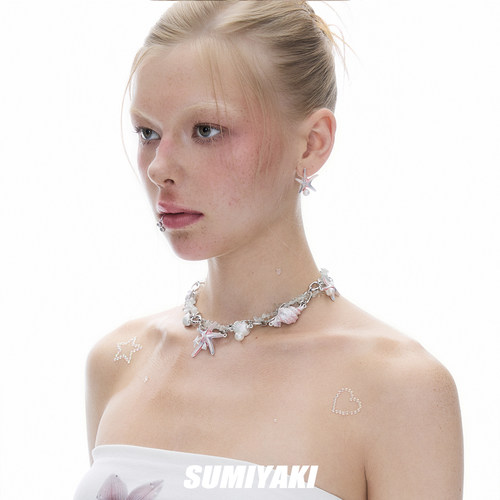 SUMIYAKI Coconut Girl 海洋派对 纯手工海星项链情侣送礼闺蜜 - 图2