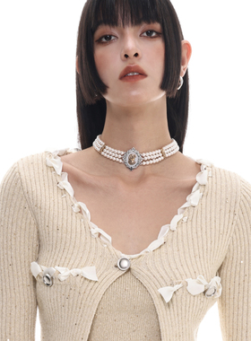 SUMIYAKI玛瑙巴洛克珍珠项链