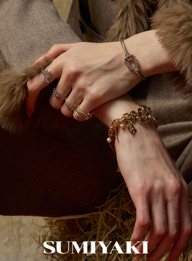 小马手链复古牛仔帽骑士靴手饰