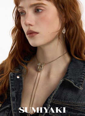 马蹄好运连连抽拉式项链可调节