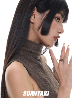 SUMIYAKI沙丘系列开口戒指