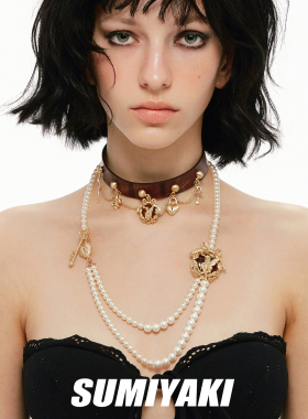 SUMIYAKI琥珀天使系列皮革项链
