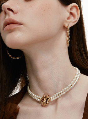 SUMIYAKI琥珀天使系列珍珠项链