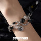 SUMIYAKI Long-termism Natural Crystal Double-layer Wrap Bracelet Couple Best Friend Graduation Birthday Gift