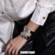 SUMIYAKI retro old money style leather bracelet