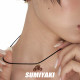 Autumn and winter retro puppy simple rope necklace
