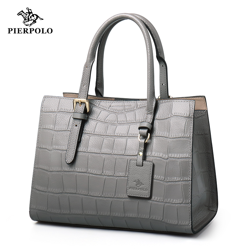 保罗品牌2021新款大容量真皮包包 pierpolo女士包袋