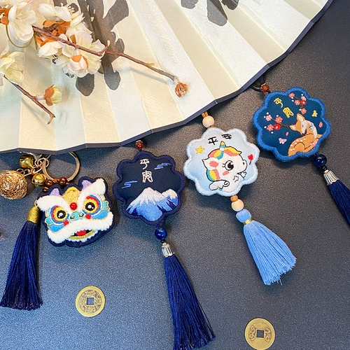 Набор материалов ручной работы, мешочек, брелок, подвеска, защитный амулет, с вышивкой, «сделай сам»