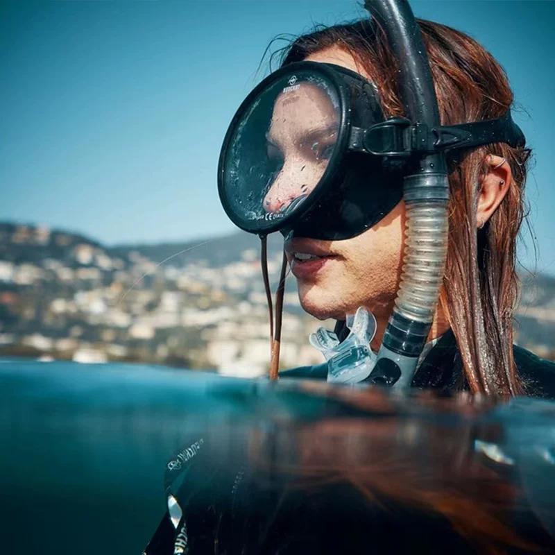 Французский BeuChat Супер Ретро В Dive Фасциальное зеркало Бесплатная Живая силиконовая резина мода супер широкий угол обзора