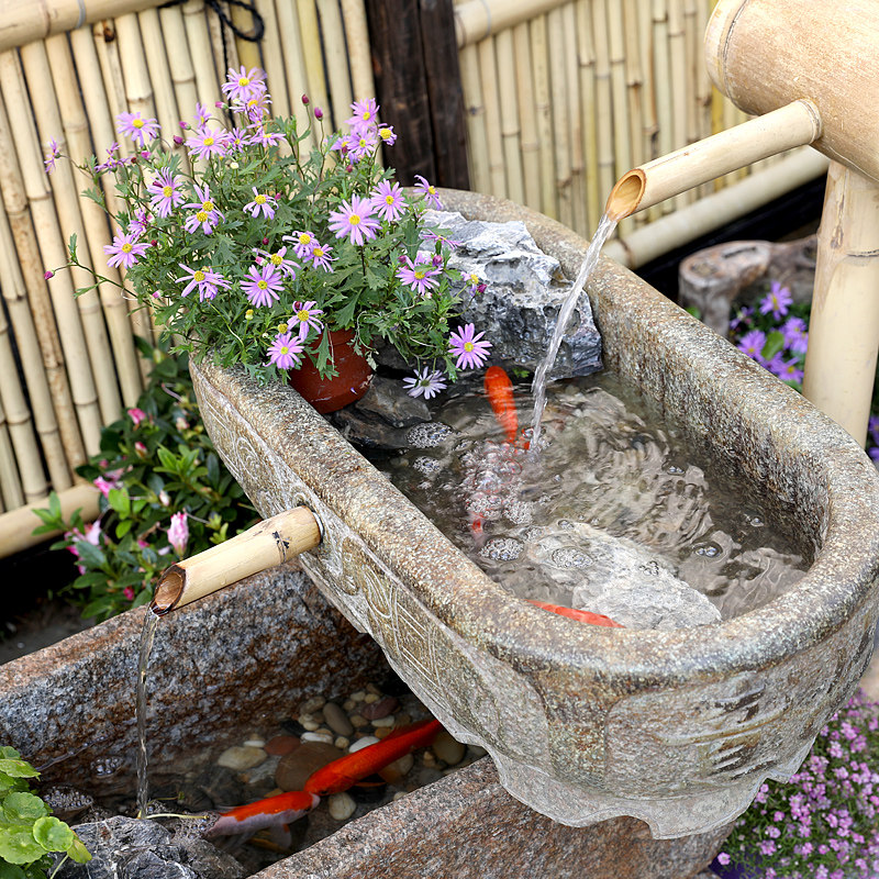 中式庭院假山流水摆件循环水景观花D园阳台小鱼池装饰造景喷泉水,淘宝优惠券,粉丝福利购,淘宝优惠卷